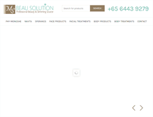 Tablet Screenshot of beausolution.com.sg